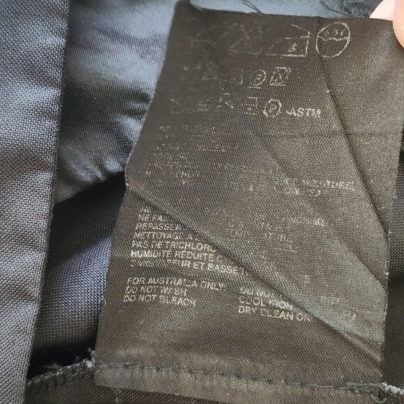 Prada Pants Womens IT 40 Black Straight Leg Dress Trousers Made in Italy Classic - Picture 9 of 13